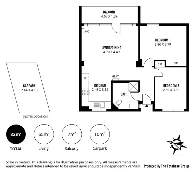 Floorplan of Homely unit listing, 11/181 Payneham Road, St Peters SA 5069