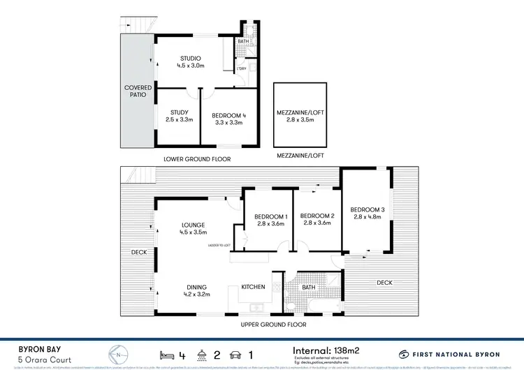 Floorplan of Homely house listing, 5 Orara Court, Byron Bay NSW 2481