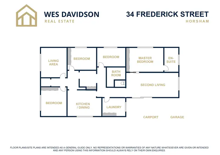Floorplan of Homely house listing, 34 Frederick Street, Horsham VIC 3400