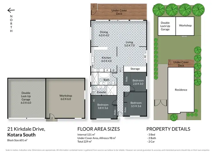 Floorplan of Homely house listing, 21 Kirkdale Drive, Kotara South NSW 2289