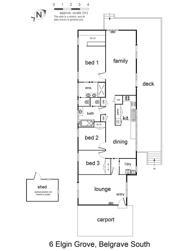 Floorplan of Homely house listing, 6 Elgin Grove, Belgrave South VIC 3160