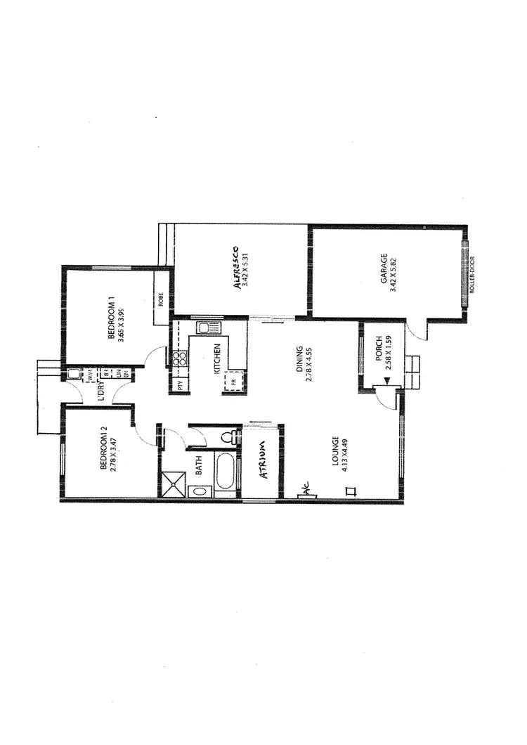 Floorplan of Homely house listing, 1/157 Williss Drive, Normanville SA 5204