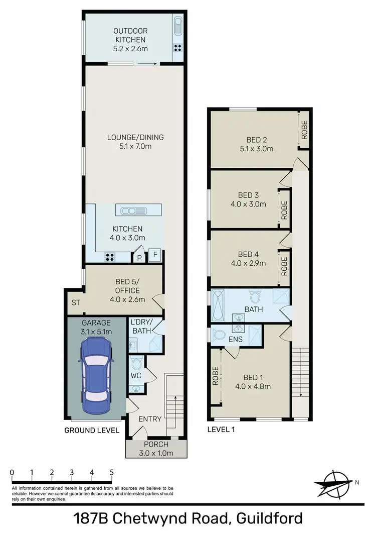 Floorplan of Homely house listing, 187b Chetwynd Road, Guildford NSW 2161