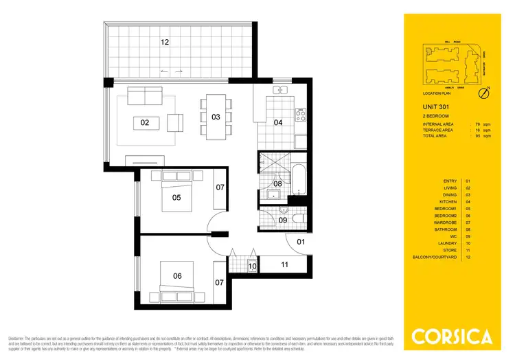 Floorplan of Homely apartment listing, 301/25 Hill Road, Wentworth Point NSW 2127