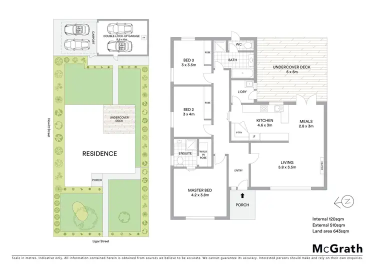Floorplan of Homely house listing, 816 Ligar Street, Soldiers Hill VIC 3350