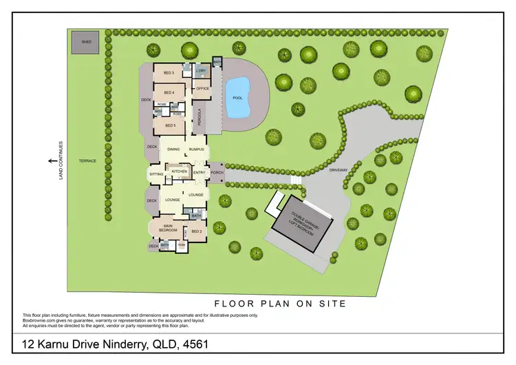 Floorplan of Homely house listing, 12 Karnu Drive, Ninderry QLD 4561