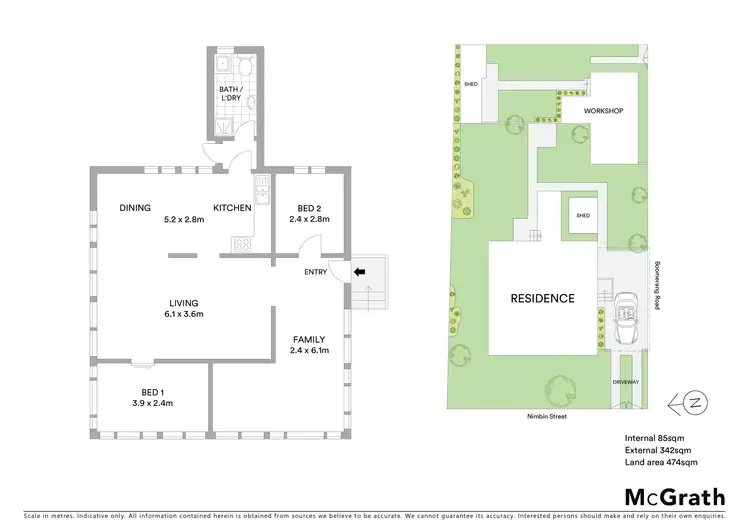 Floorplan of Homely house listing, 16 Nimbin Street, The Entrance NSW 2261