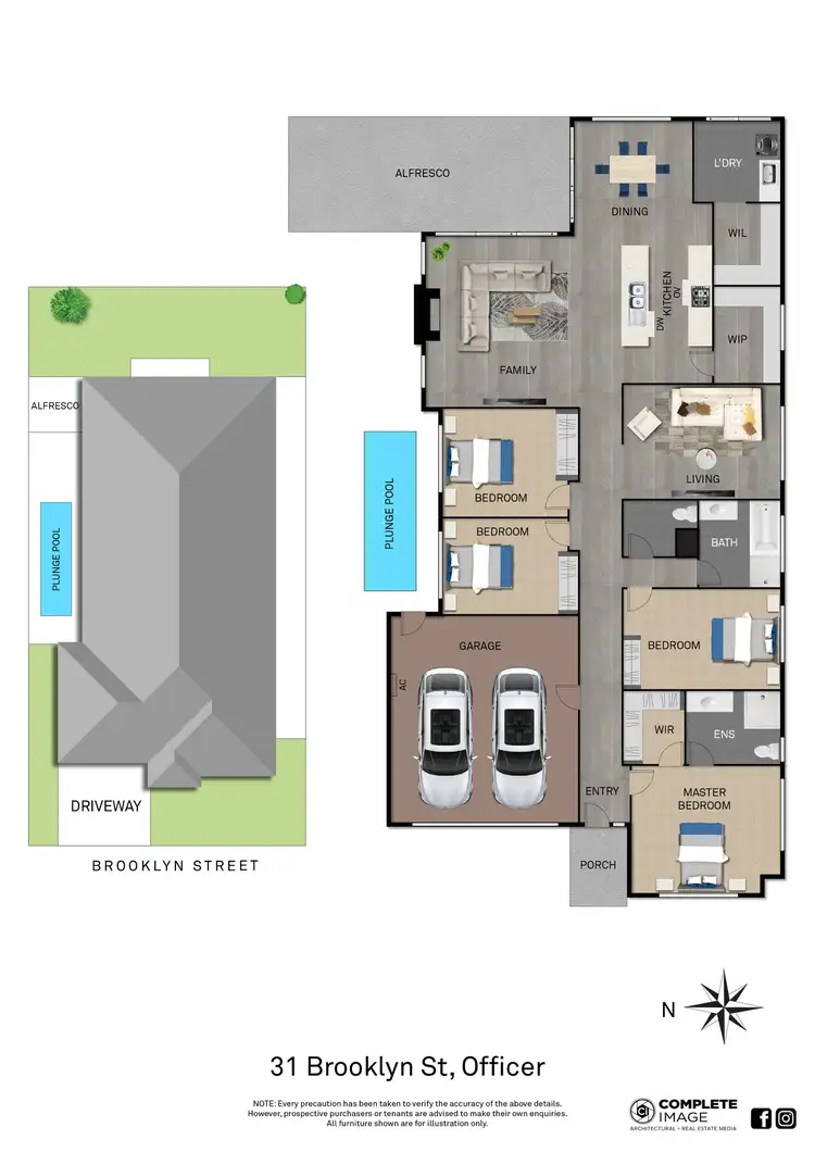 Floorplan of Homely house listing, 31 Brooklyn Street, Officer VIC 3809