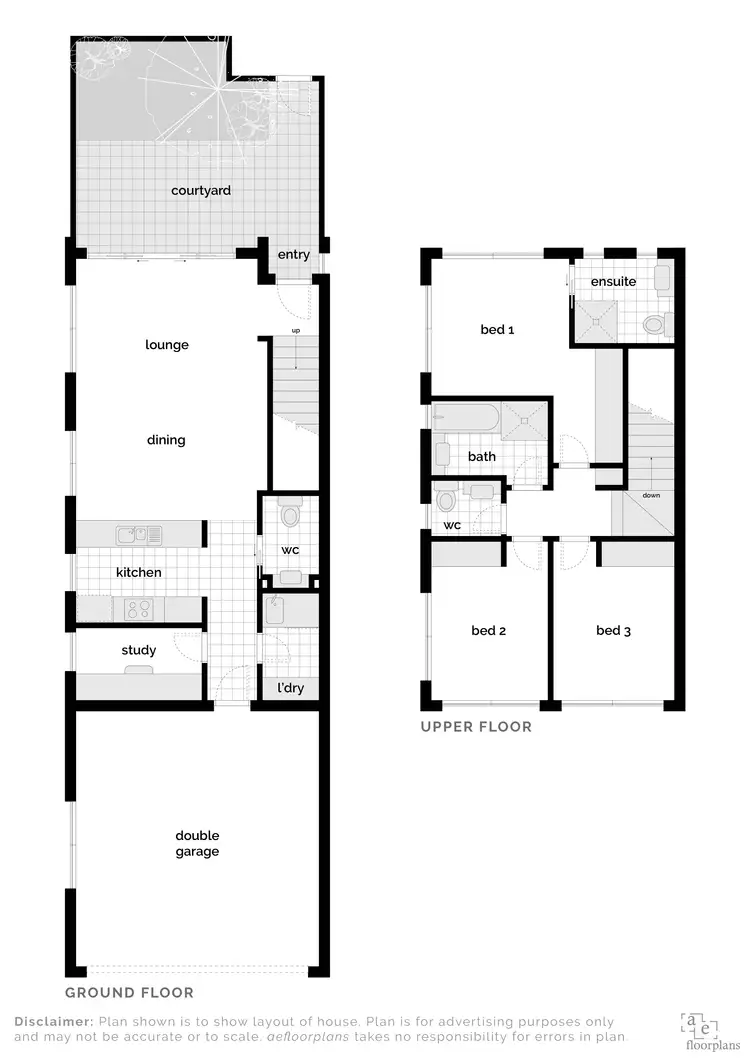 Floorplan of Homely townhouse listing, 15/44 Tishler Street, Wright ACT 2611