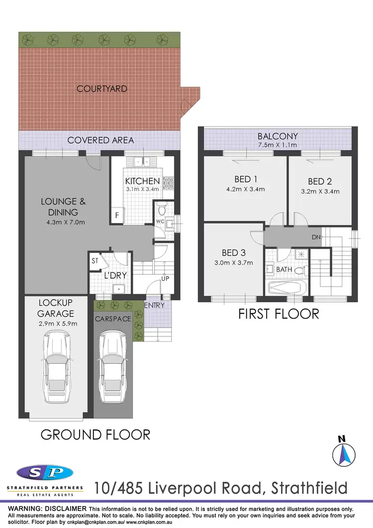 Floorplan of Homely townhouse listing, 10/485-489 Liverpool Road, Strathfield NSW 2135