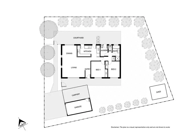 Floorplan of Homely house listing, 3 Tarana Street, Narrabundah ACT 2604