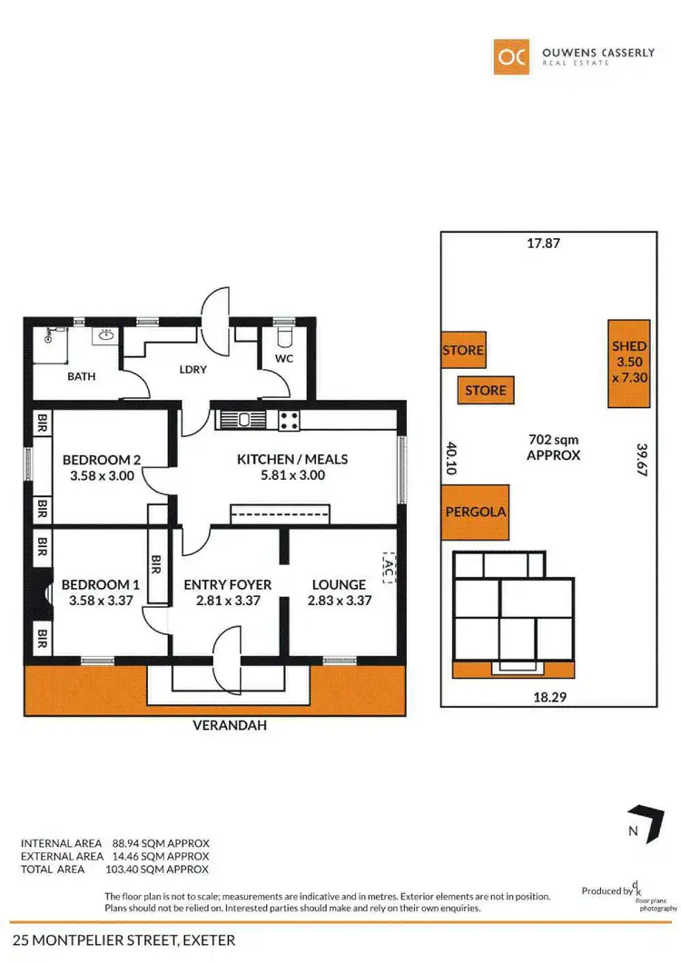 Floorplan of Homely house listing, 25 Montpelier Street, Exeter SA 5019