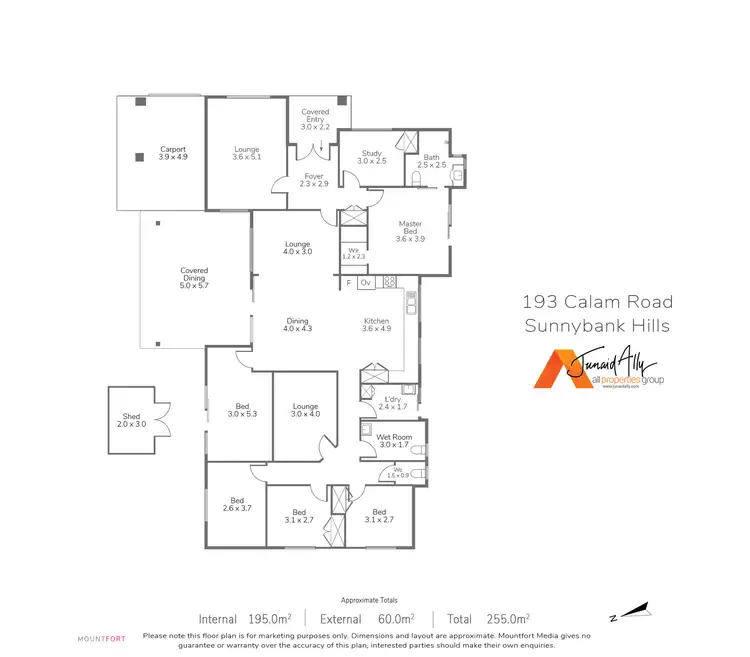 Floorplan of Homely house listing, 193 Calam Road, Sunnybank Hills QLD 4109