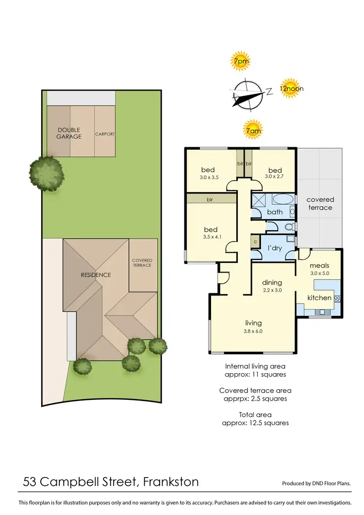 Floorplan of Homely house listing, 53 Campbell Street, Frankston VIC 3199