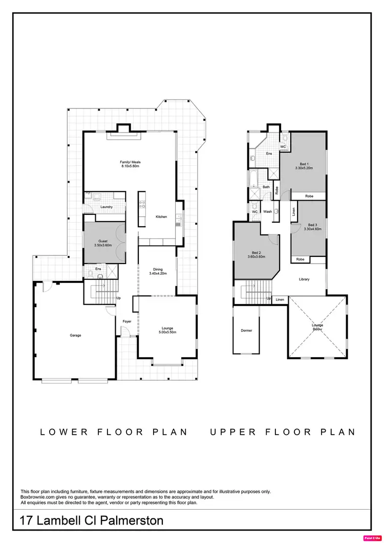 Floorplan of Homely house listing, 17 Lambell Close, Palmerston ACT 2913