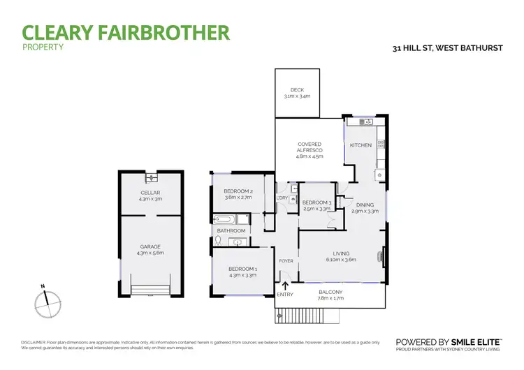 Floorplan of Homely house listing, 31 Hill Street, West Bathurst NSW 2795