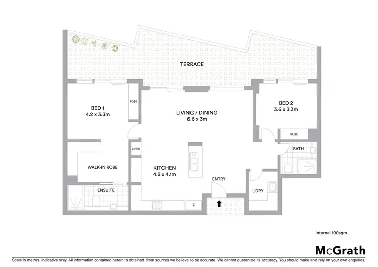 Floorplan of Homely apartment listing, 3/6 Hercules Street, Wollongong NSW 2500