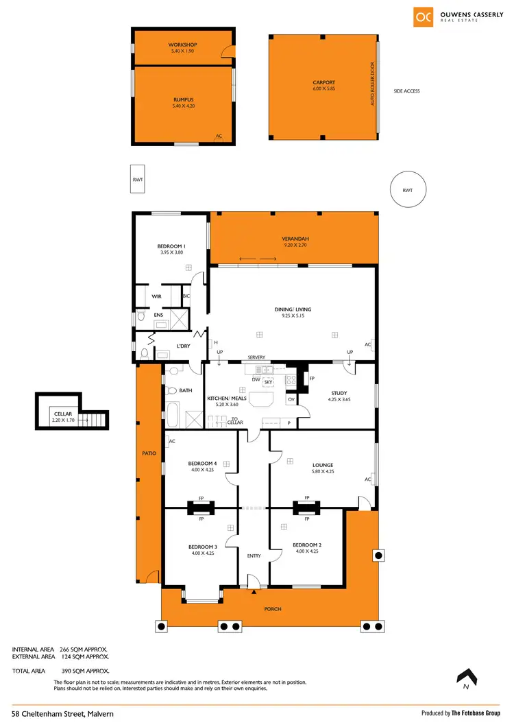 Floorplan of Homely house listing, 58 Cheltenham Street, Malvern SA 5061