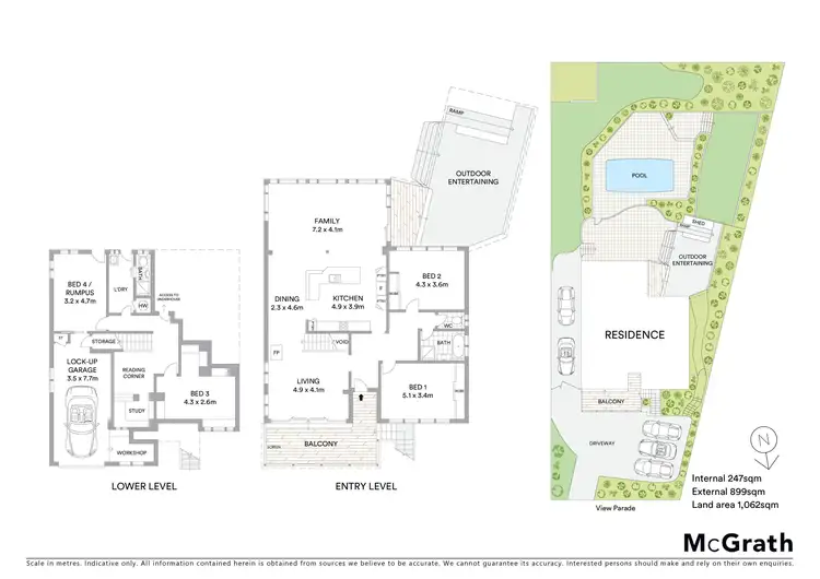Floorplan of Homely house listing, 44 View Parade, Saratoga NSW 2251