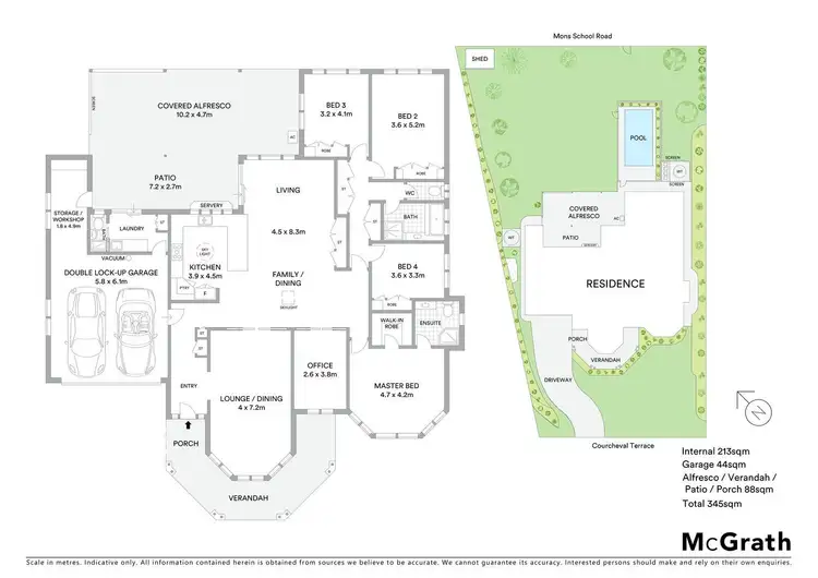 Floorplan of Homely house listing, 7 Courcheval Terrace, Mons QLD 4556