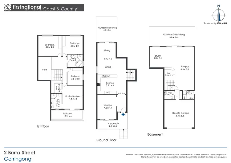 Floorplan of Homely house listing, 2 Burra Street, Gerringong NSW 2534