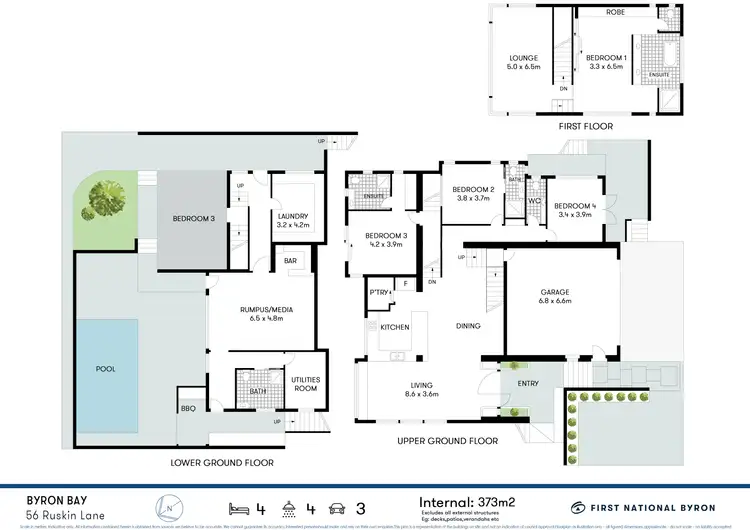 Floorplan of Homely house listing, 56 Ruskin Lane, Byron Bay NSW 2481