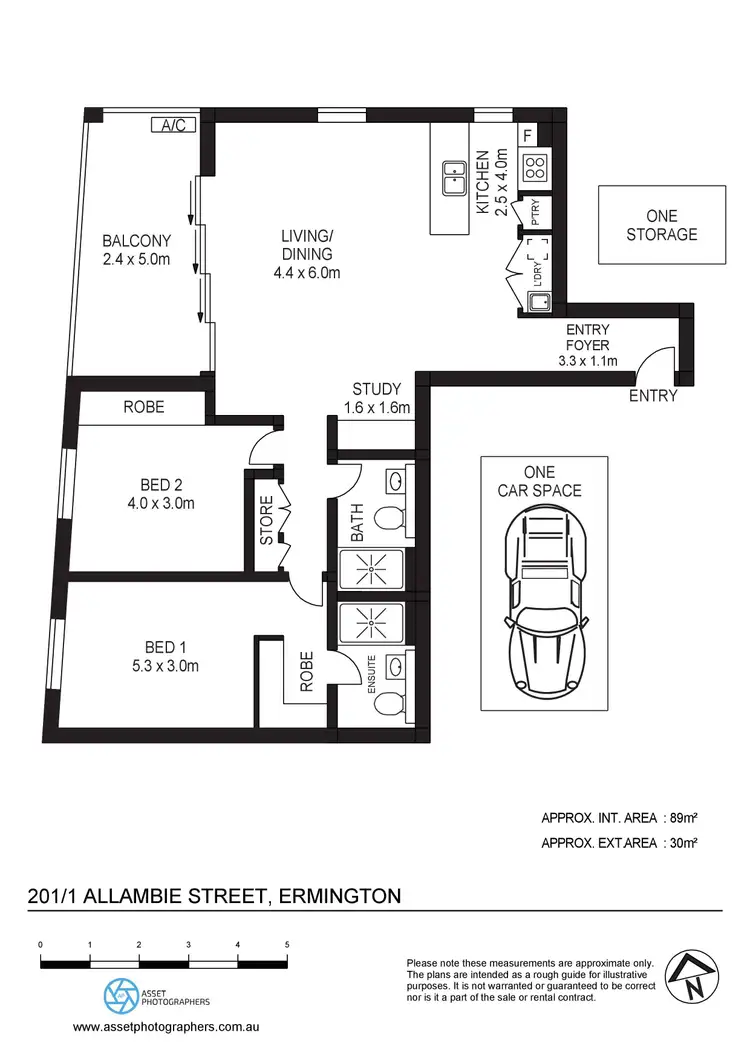 Floorplan of Homely apartment listing, 201/1 Allambie Street, Ermington NSW 2115