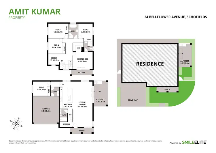 Floorplan of Homely house listing, 34 Bellflower Avenue, Schofields NSW 2762