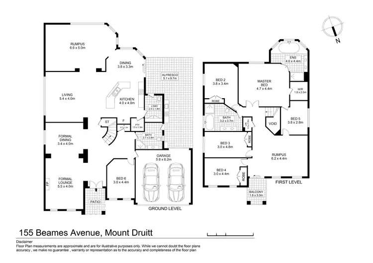 Floorplan of Homely house listing, 155 Beames Avenue, Mount Druitt NSW 2770