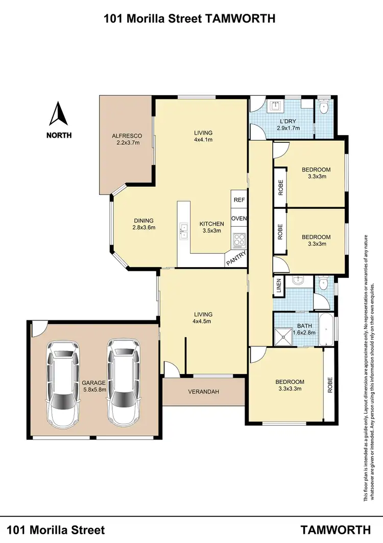 Floorplan of Homely house listing, 101 Morilla Street, Tamworth NSW 2340