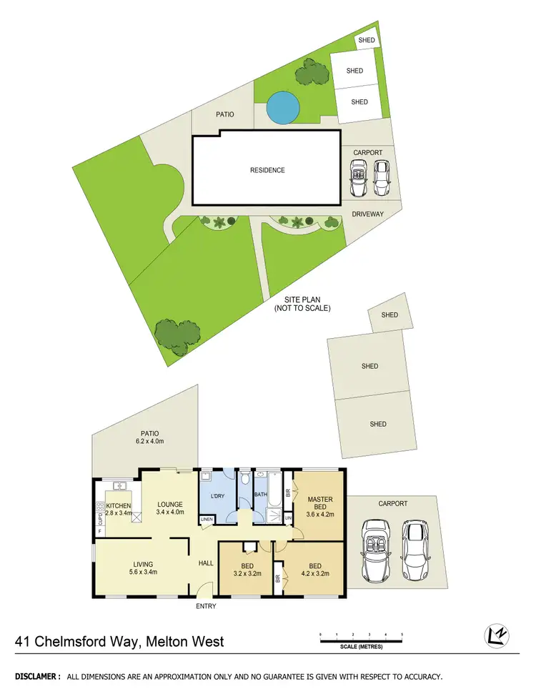 Floorplan of Homely house listing, 41 Chelmsford Way, Melton West VIC 3337