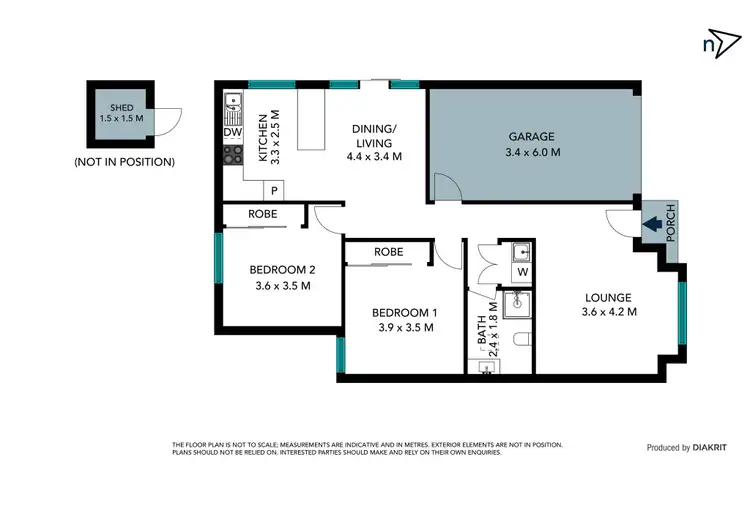 Floorplan of Homely unit listing, 6/108 Maserati Drive, Epping VIC 3076