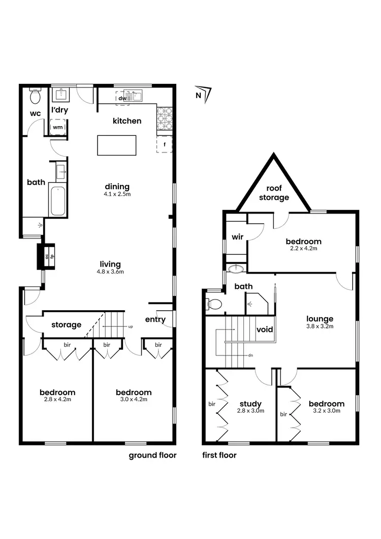 Floorplan of Homely house listing, 42 Thompson Street, Williamstown VIC 3016