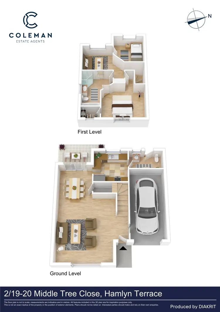 Floorplan of Homely townhouse listing, 2/19-20 Middle Tree Close, Hamlyn Terrace NSW 2259