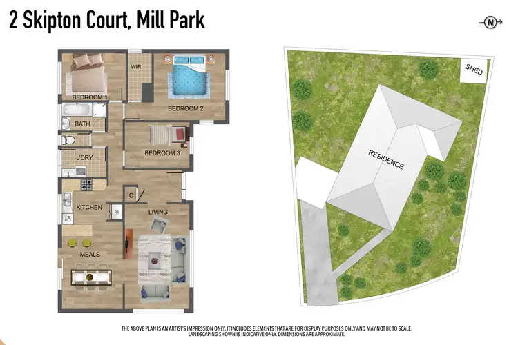 Floorplan of Homely house listing, 2 Skipton Court, Mill Park VIC 3082