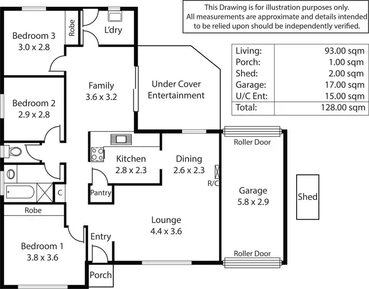 Floorplan of Homely house listing, 8 Shelley Avenue, Plympton Park SA 5038