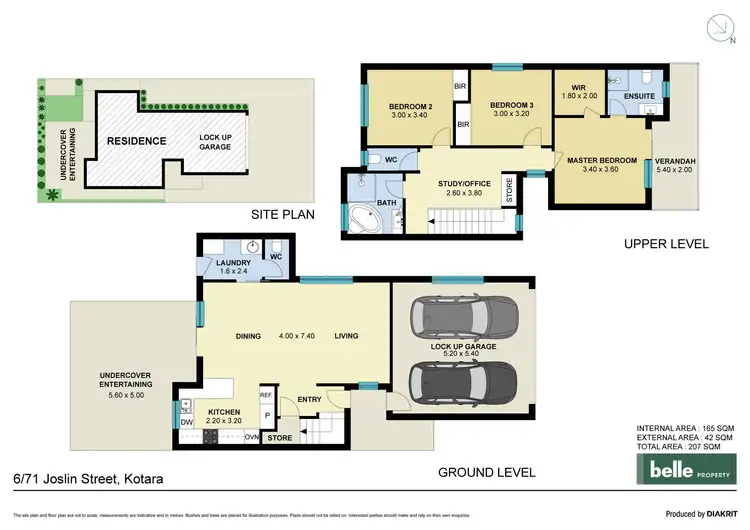Floorplan of Homely townhouse listing, 6/71 Joslin Street, Kotara NSW 2289