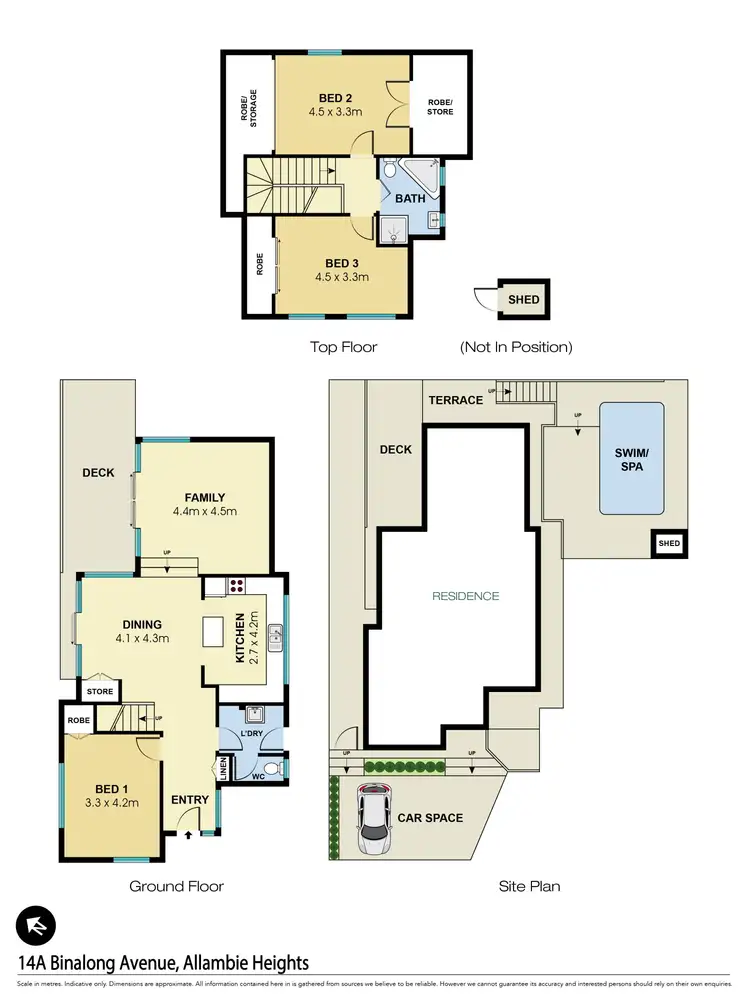 Floorplan of Homely house listing, 14A Binalong Avenue, Allambie Heights NSW 2100