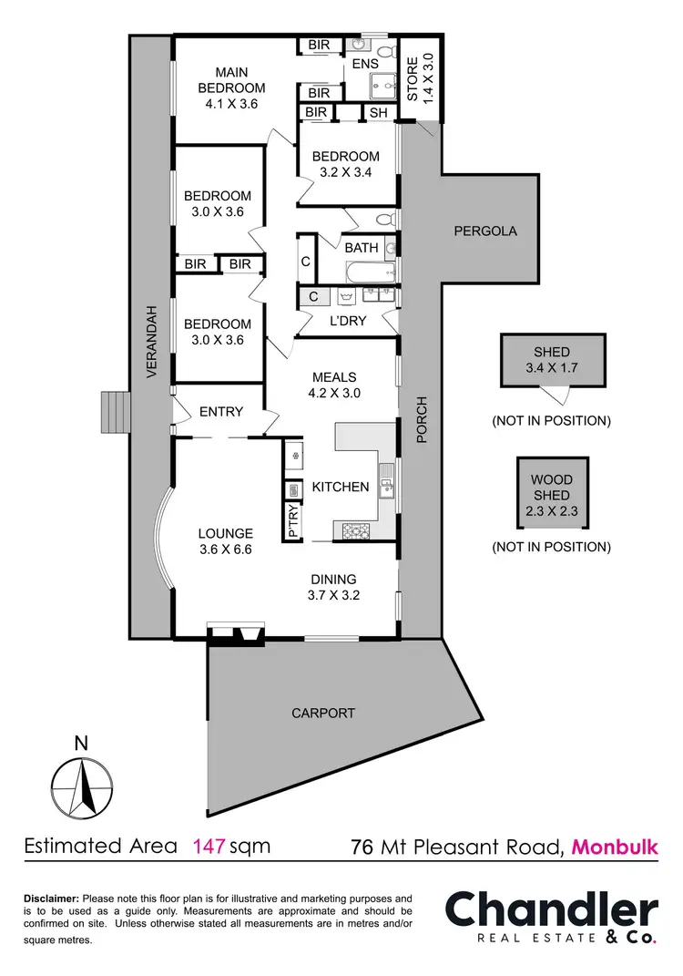 Floorplan of Homely house listing, 76 Mt Pleasant Road, Monbulk VIC 3793