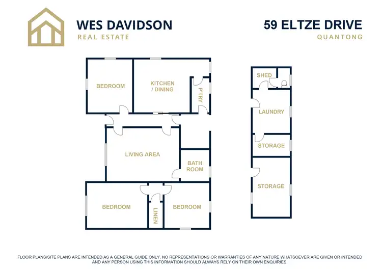 Floorplan of Homely house listing, 59 Eltze Drive, Quantong VIC 3401