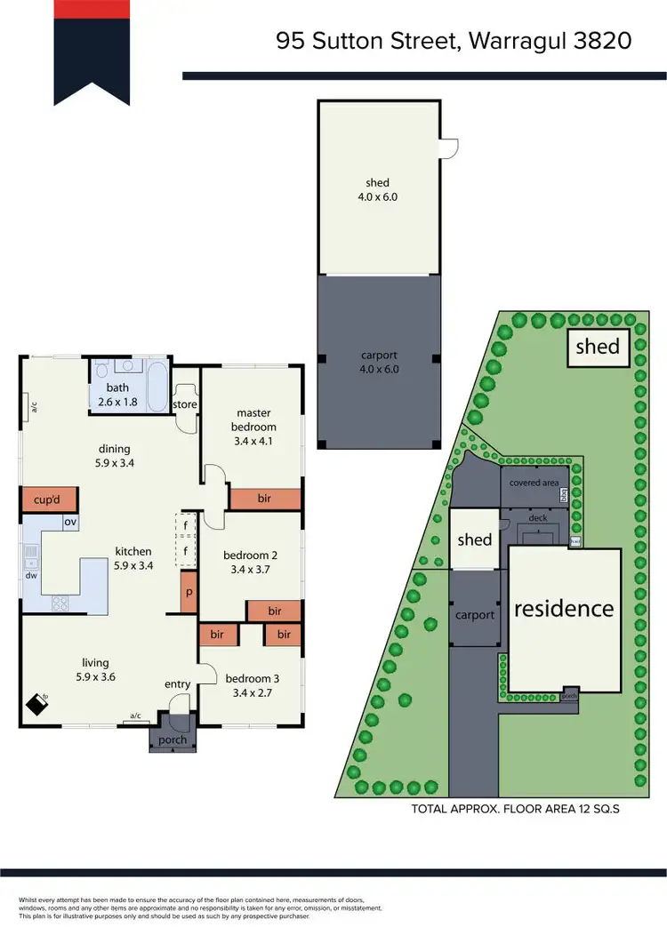 Floorplan of Homely house listing, 95 Sutton Street, Warragul VIC 3820