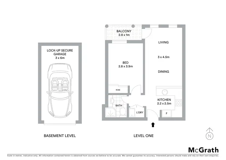 Floorplan of Homely apartment listing, 27/13 Ernest Street, Crows Nest NSW 2065