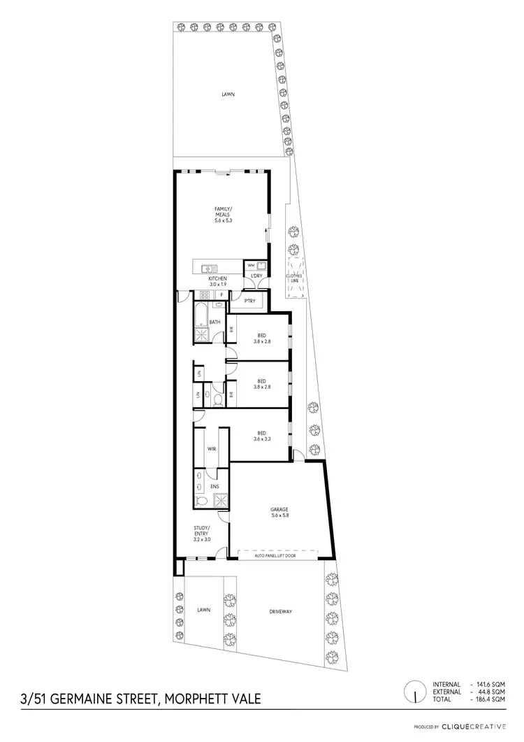 Floorplan of Homely house listing, 51 Germaine Street, Morphett Vale SA 5162