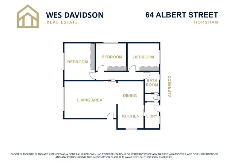 Floorplan of Homely house listing, 64 Albert Street, Horsham VIC 3400