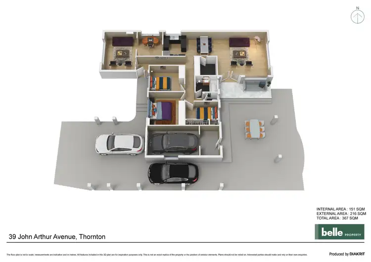 Floorplan of Homely house listing, 39 John Arthur Avenue, Thornton NSW 2322