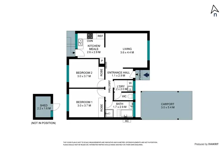 Floorplan of Homely unit listing, 2/51 Spring Street, Thomastown VIC 3074