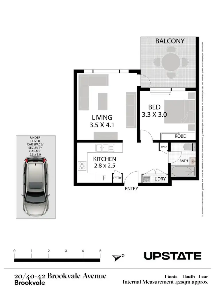 Floorplan of Homely unit listing, 20/40-42 Brookvale Avenue, Brookvale NSW 2100