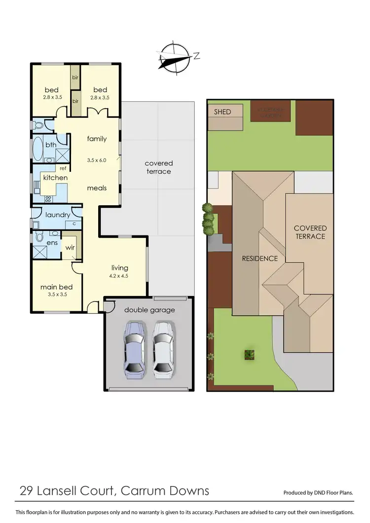 Floorplan of Homely house listing, 29 Lansell Court, Carrum Downs VIC 3201