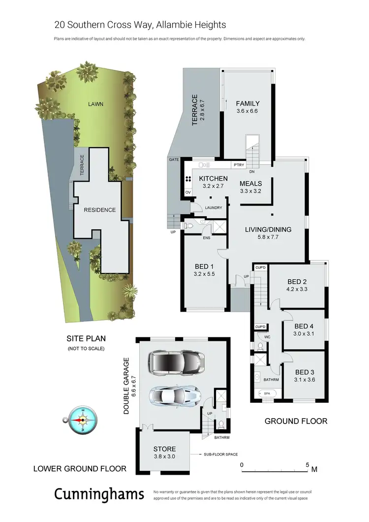 Floorplan of Homely house listing, 20 Southern Cross Way, Allambie Heights NSW 2100