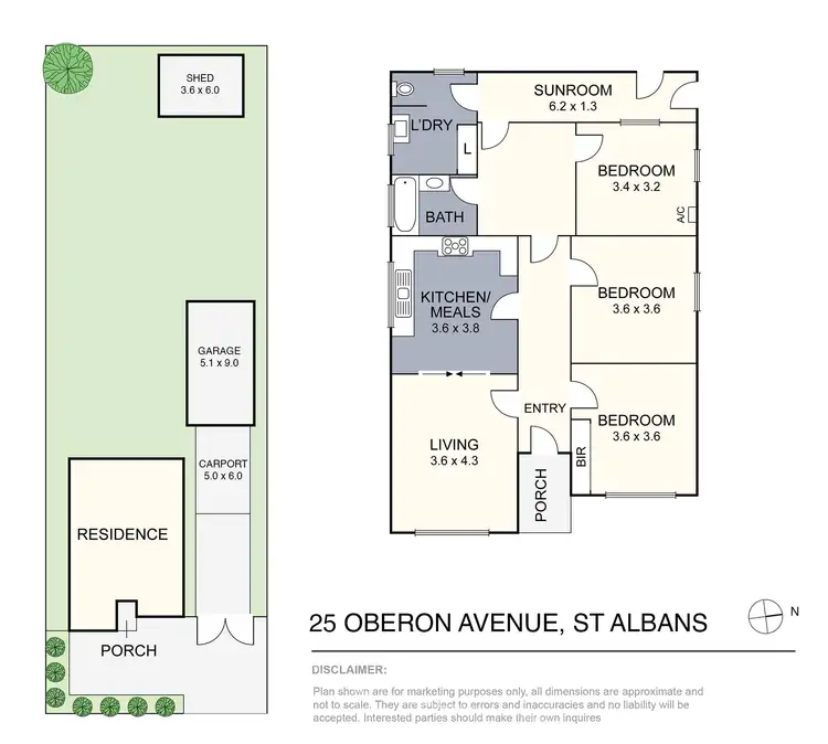 Floorplan of Homely house listing, 25 Oberon Avenue, St Albans VIC 3021